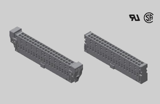 XG5N/XG5N-U散线用压着MIL连接器插头